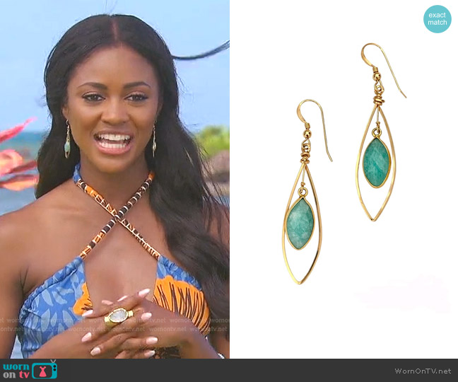 Robyn Rhodes Lars Earrings worn by Charity Lawson on The Bachelorette