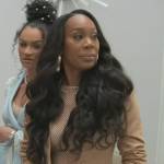 Sanya’s khaki blazer on The Real Housewives of Atlanta