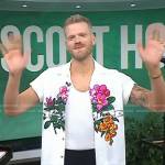 Scott Hoying’s white floral shirt on Today