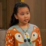 Scout’s animal print sweatshirt on Bunkd