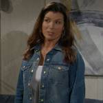 Sheila’s denim jacket on The Bold and the Beautiful