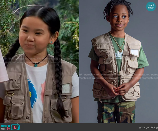 Coal n Terry Kids Sand Cargo Vest worn by Brandilyn Cheah (Brandilyn Cheah) on Bunkd