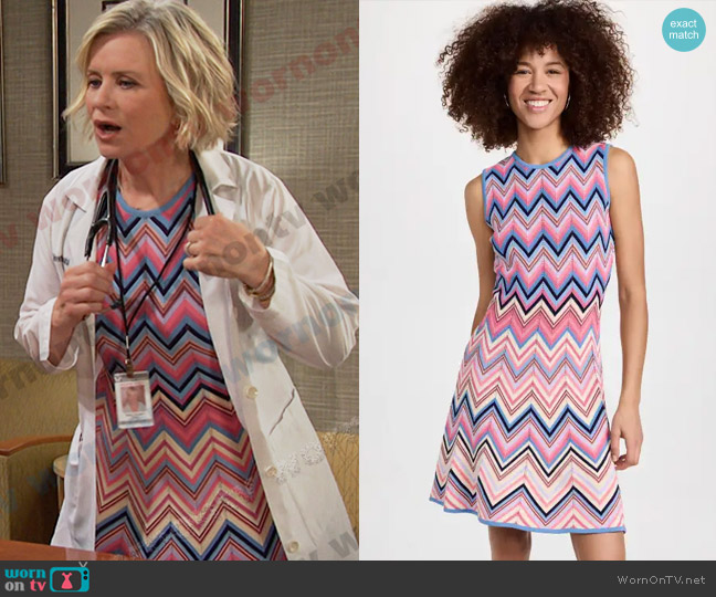 Shoshanna Adeline Dress worn by Kayla Brady (Mary Beth Evans) on Days of our Lives