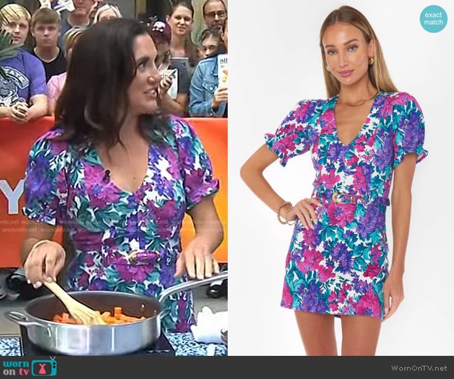 Show Me Your Mumu Zia Mini Dress worn by Nicole McLaughlin on Today