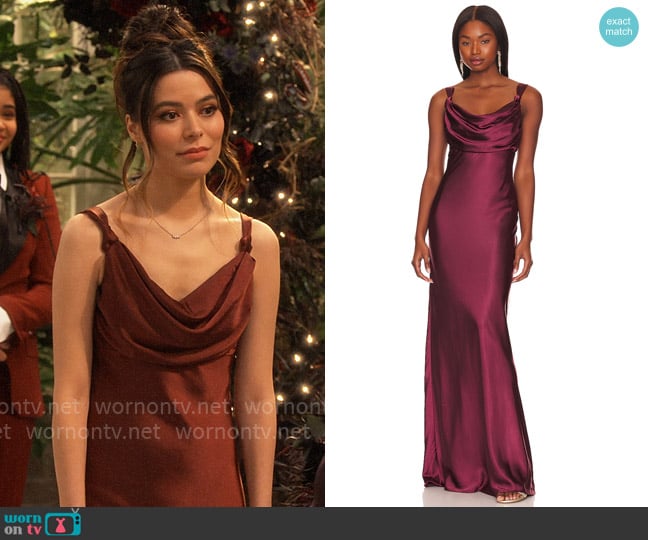 Carly’s bridesmaid dress on iCarly