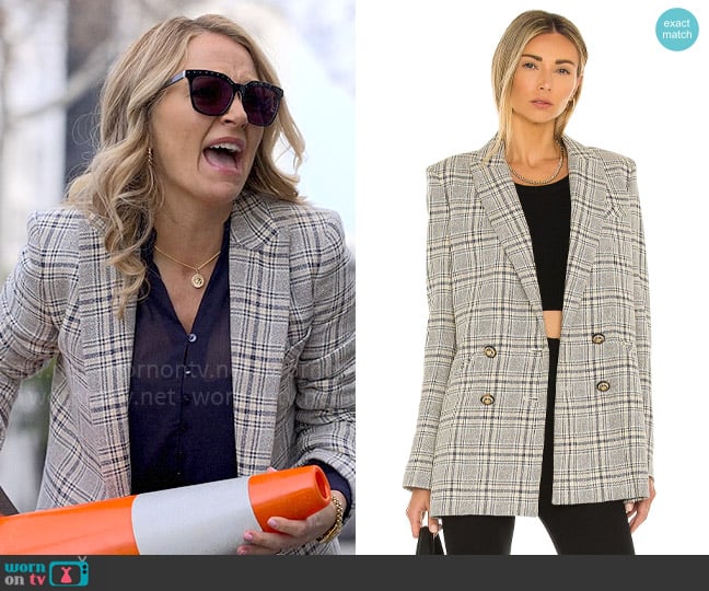 Veronica Beard Oria Dickey Jacket worn by Lorna Crane (Becki Newton) on The Lincoln Lawyer