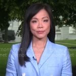 Weijia Jiang’s light blue blazer on CBS Mornings