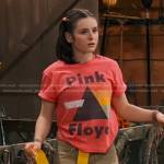 Winnie’s Pink Floyd print tee on Bunkd