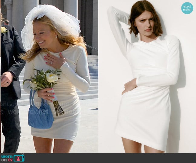 Zara Short Dress with Side Ruching worn by Lorna Crane (Becki Newton) on The Lincoln Lawyer