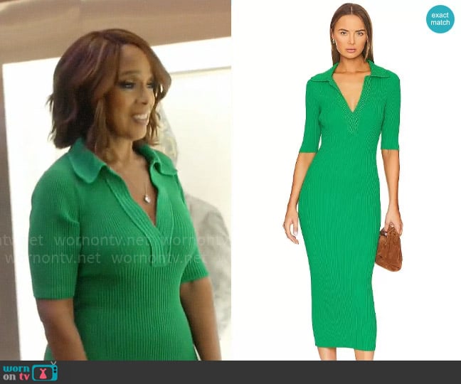 A.L.C. Adrian Dress worn by Gayle King on CBS Mornings