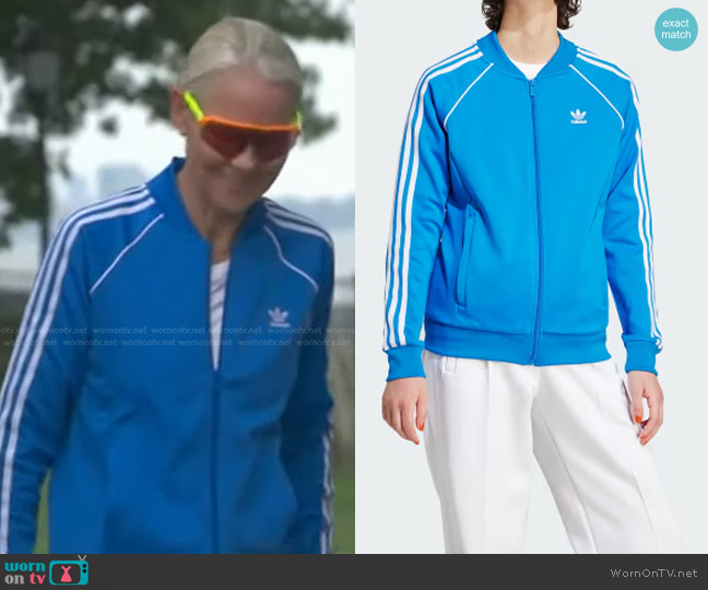 Adidas Classic SST Track Jacket worn by Rennae Stubbs on Good Morning America