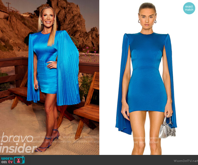 Alex Perry Jameson Diamond Back Mini Dress worn by Jennifer Pedranti on The Real Housewives of Orange County