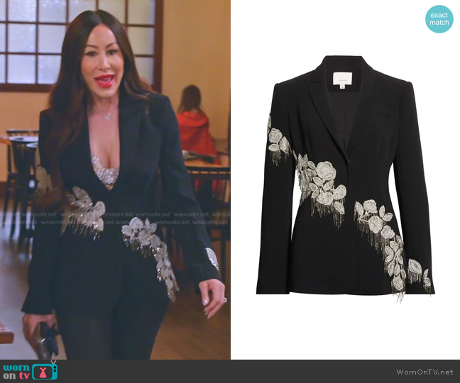 WornOnTV: Angie’s black embellished blazer on The Real Housewives of ...