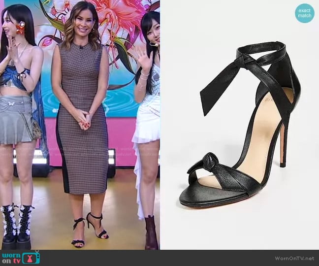 Alexandre Birman Clarita Sandals worn by Rebecca Jarvis on Good Morning America