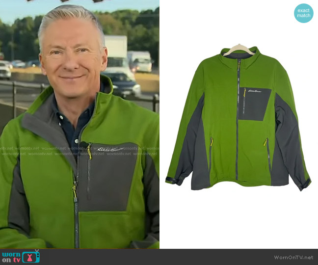 Eddie Bauer Windfoil Elite Jacket worn by Tom Costello on Today