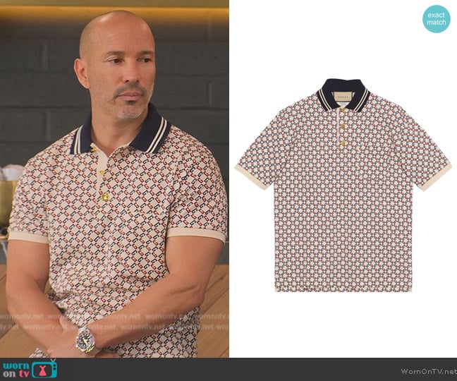 Gucci Geometric G Polo Shirt