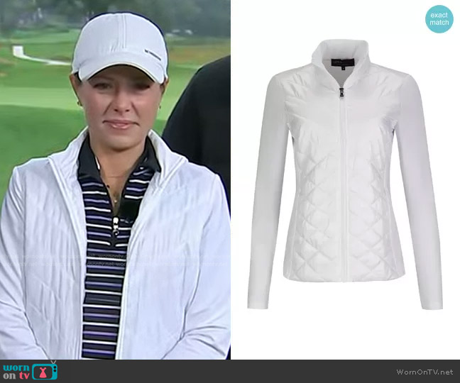 Lohla Sport The Player Jacket worn by Dylan Dreyer on Today