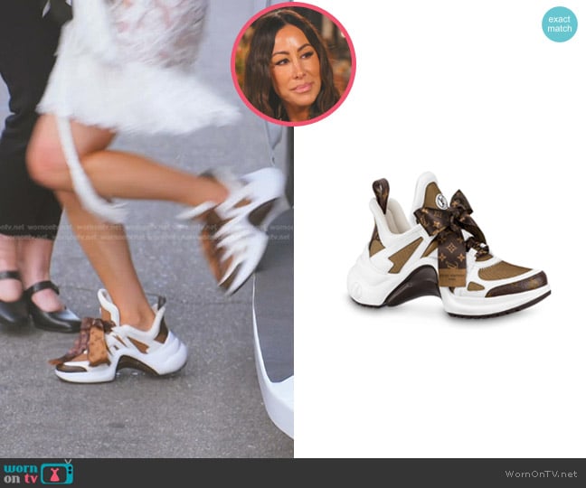 Louis Vuitton LV Archilight Sneakers worn by Angie Katsanevas on The Real Housewives of Salt Lake City