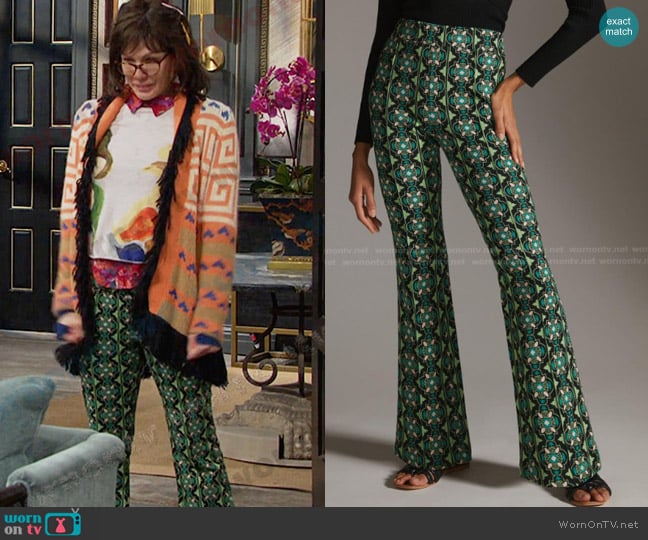 Maeve Kick Flare Pants worn by Susan (Stacy Haiduk) on Days of our Lives