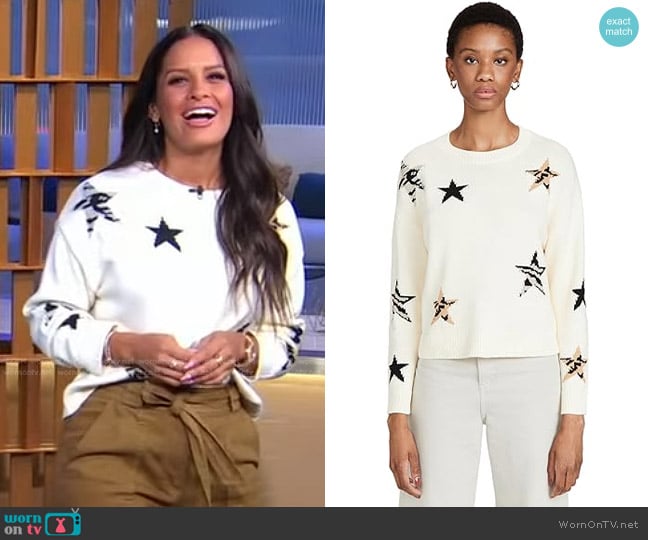 Rails Perci Sweater worn by Rocsi Diaz on Good Morning America