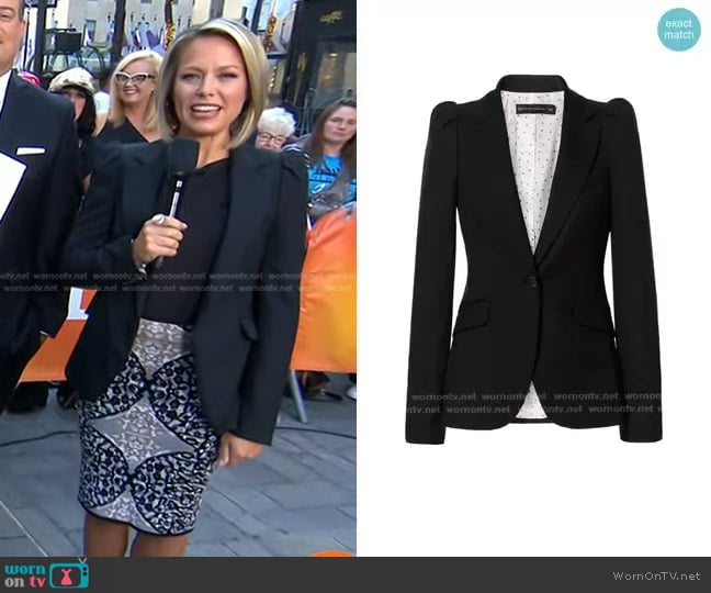 Zara Blazer with Shoulder Detailing worn by Dylan Dreyer on Today