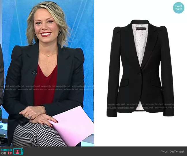 Zara Blazer with Shoulder Detailing worn by Dylan Dreyer on Today