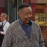 Abe’s marled cardigan on Days of our Lives