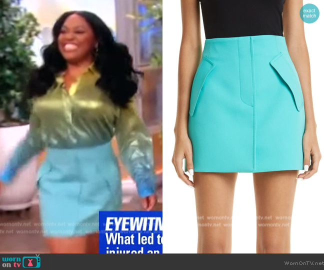 Aknvas Rubin Miniskirt worn by Sherri Shepherd on The View