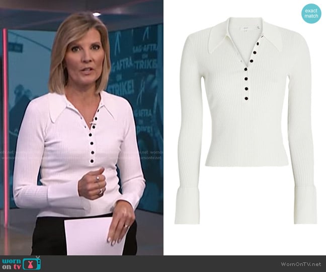 A.L.C. Eleanor Sweater worn by Kate Snow on NBC News Daily