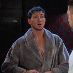 Alex’s grey bathrobe on Days of our Lives