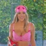 Alex’s pink bra and eyemask on Selling the OC