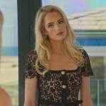 Alexandra’s black lace dress on Selling the OC