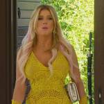 Alexandra’s yellow lace mini dress on Selling the OC