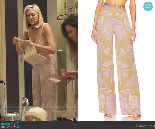 Alexis Corinne Pant worn by Gina Kirschenheiter on The Real Housewives of Orange County