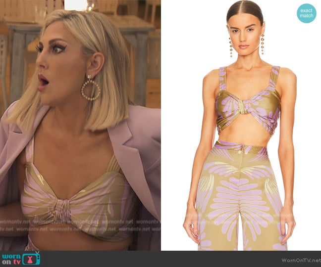 Alexis Miki Top worn by Gina Kirschenheiter on The Real Housewives of Orange County