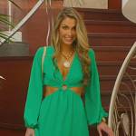 Ali’s green cutouts dress on Selling the OC