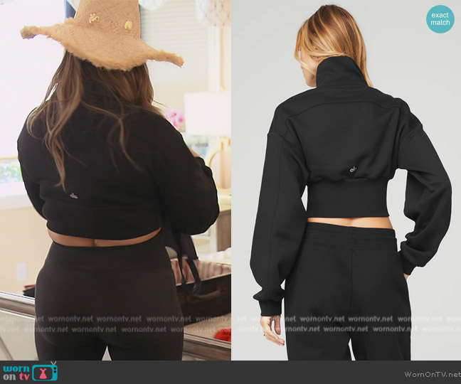 Alo Yoga Vixen Fleece worn by Emily Simpson on The Real Housewives of Orange County