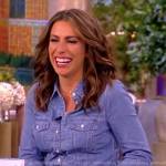 Alyssa’s denim shirt on The View