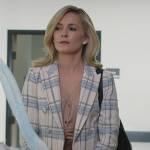 Amy’s white plaid blazer on All Rise