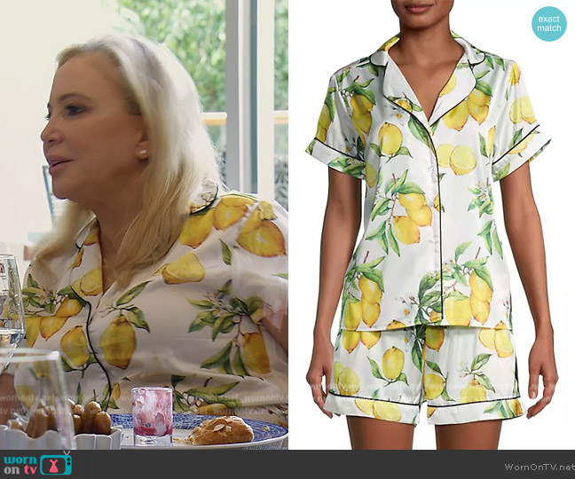 WornOnTV: Shannon’s lemon print pajamas on The Real Housewives of ...