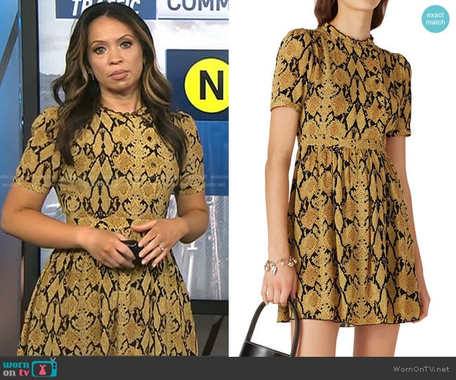 WornOnTV: Adelle’s yellow printed dress on Today | Adelle Caballero ...