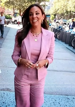 Bianca Gates’s pink suit on Today