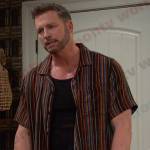 Brady’s striped short sleeve shirt on Days of our Lives