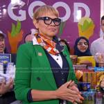 Claire Babineaux-Fontenot’s green blazer on Good Morning America