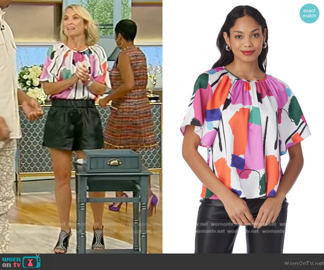 Crosby by Mollie Burch Brynn Top worn by Meaghan Murphy on Tamron Hall Show