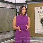 Dana Jacobson’s purple jumpsuit on CBS Satirdau Morning