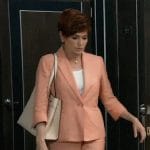 Diane’s coral suit on General Hospital