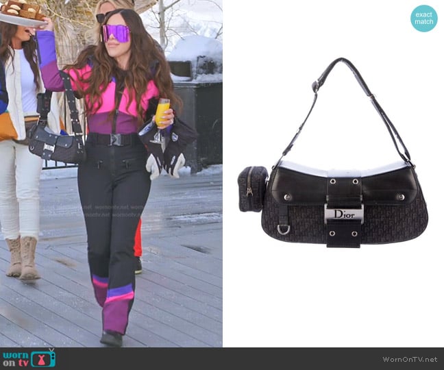 Dior Street Chic Columbus Bag worn by Angie Katsanevas on The Real Housewives of Salt Lake City