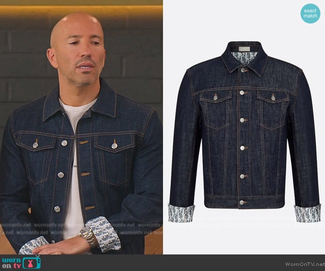 Dior Oblique Jacket worn by Jason Oppenheim (Jason Oppenheim) on Selling the OC