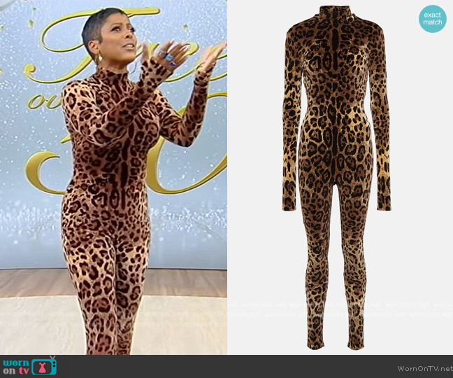 Dolce & Gabbana Turtleneck Jumpsuit worn by Tamron Hall on Tamron Hall Show